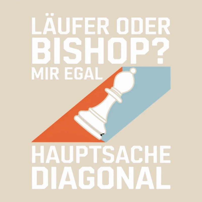 Läufer oder Bishop? Diagonal-Humor