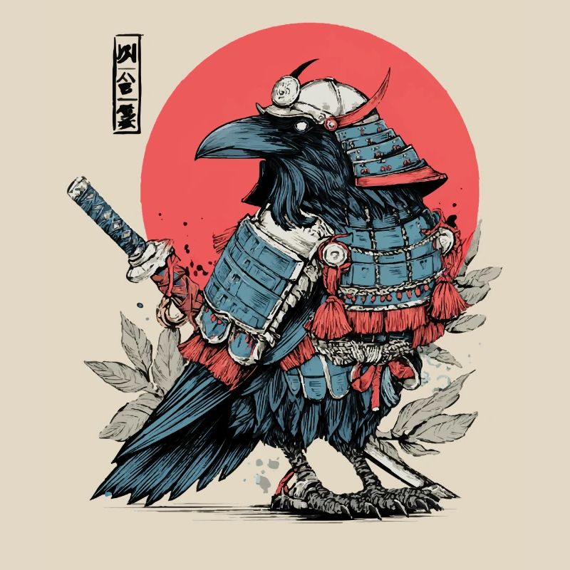 Crimson Samurai Raven Armor