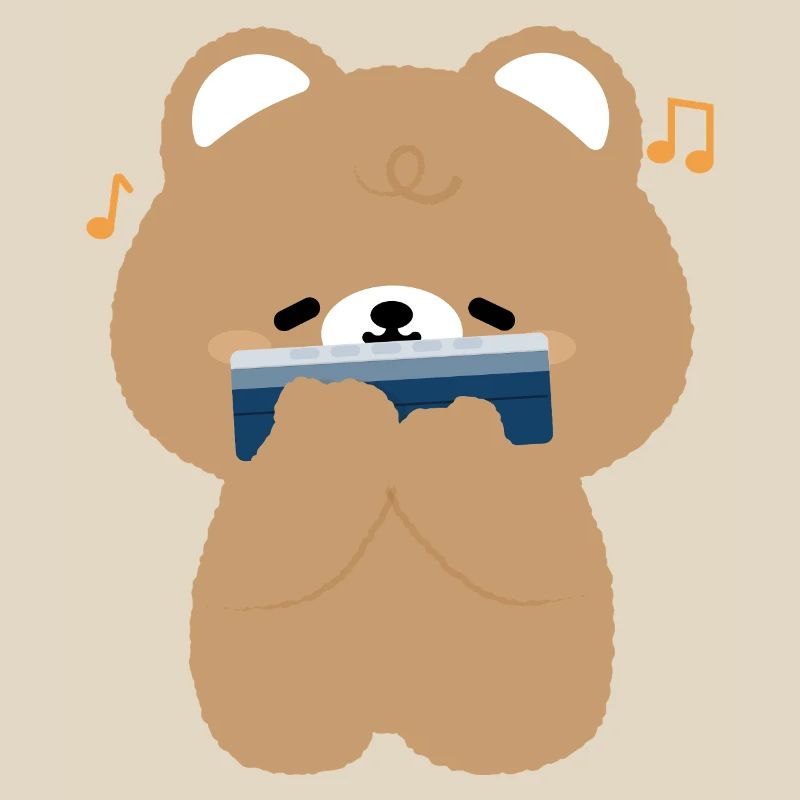 Brown Bear Harmonica