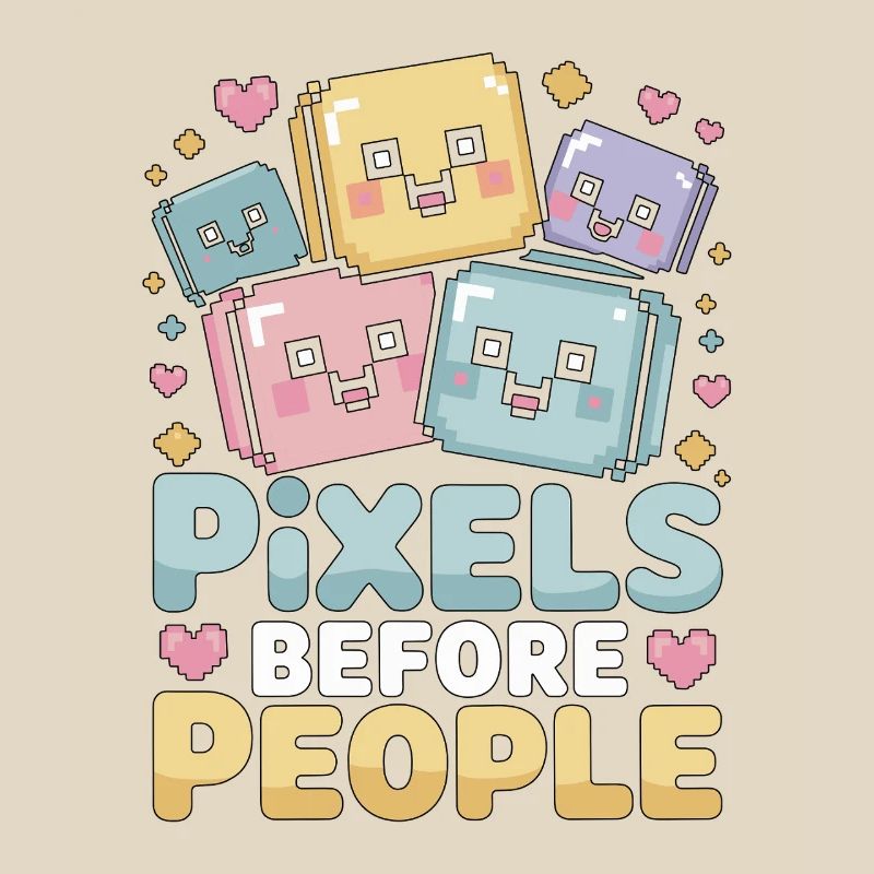Graphiste Pixels avant Designer de marque