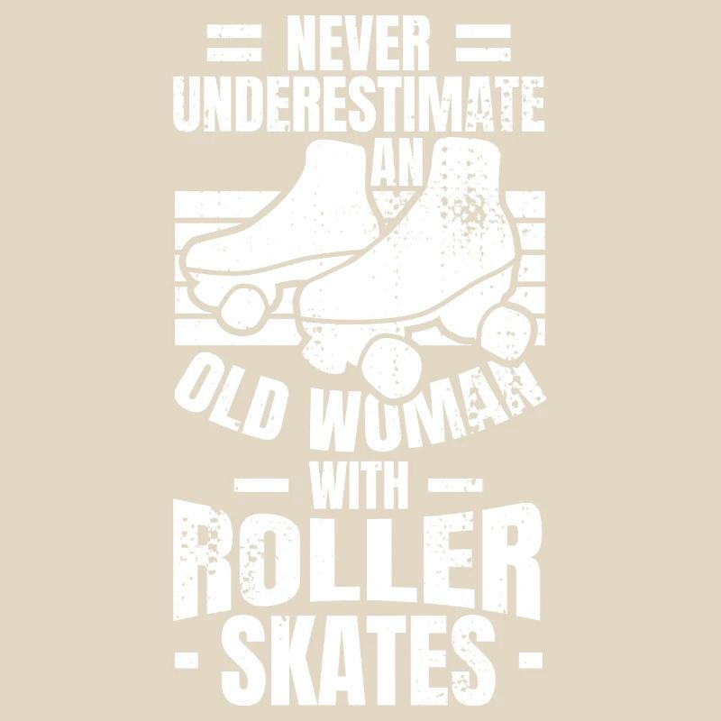 Never underestimate old roller skater