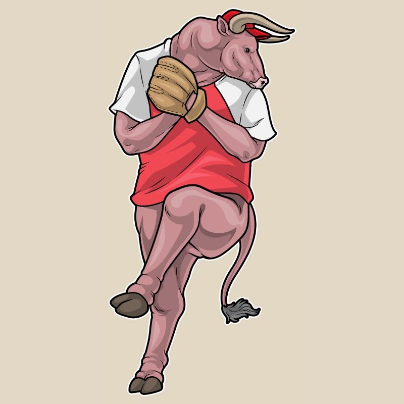 Stier Baseball Baseballhandschuh
