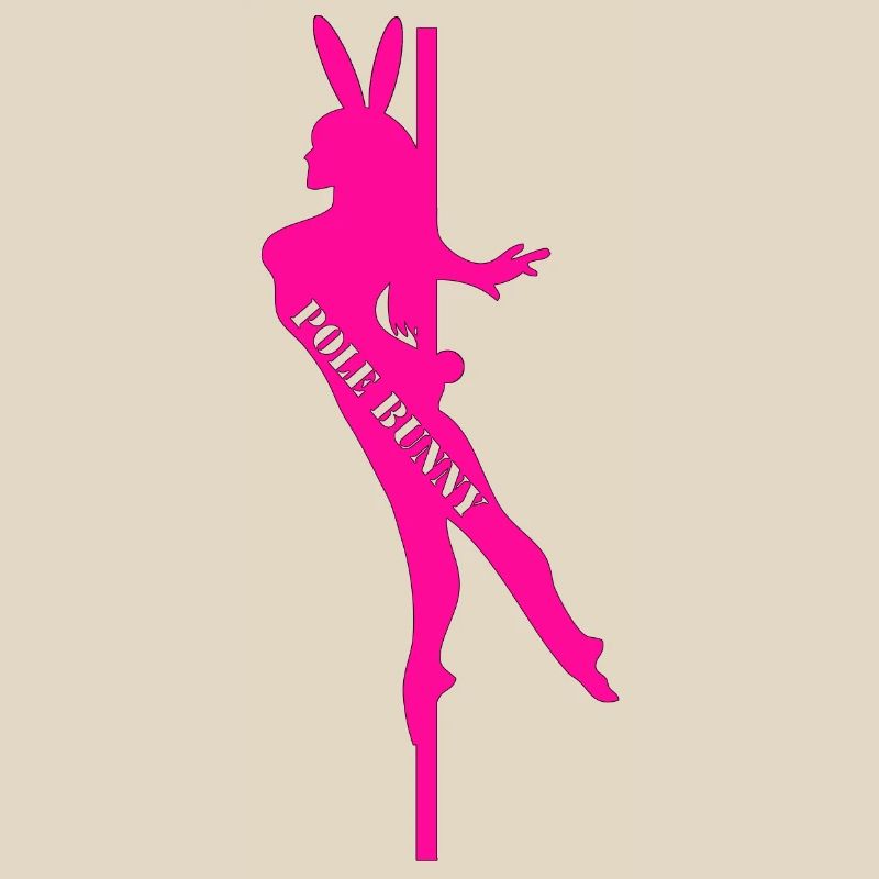 Pole Bunny Silhouette
