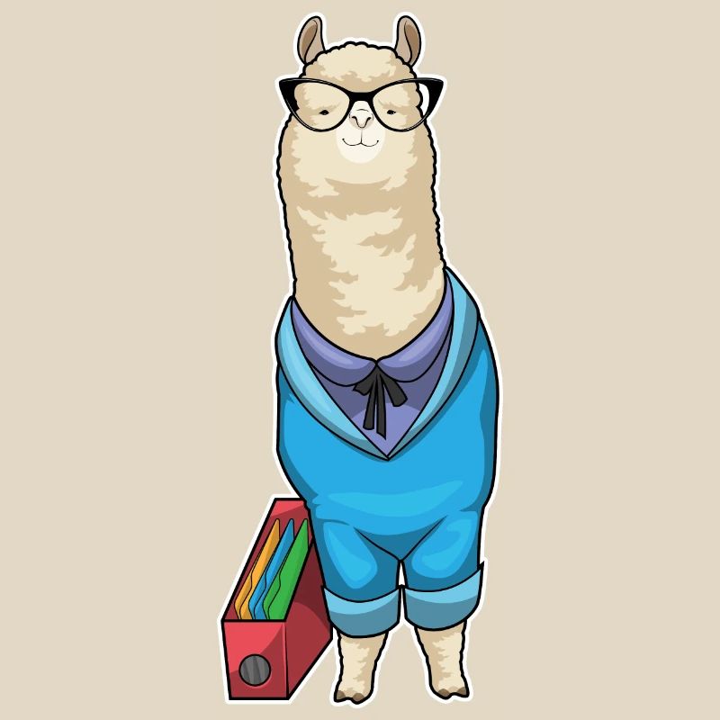 Alpaca Secretary Folder Office