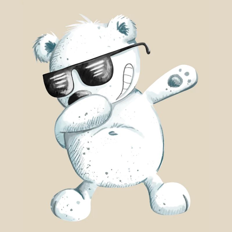 Dabbender Eisbär I Dab Dance Tiere I Dabbing Bär