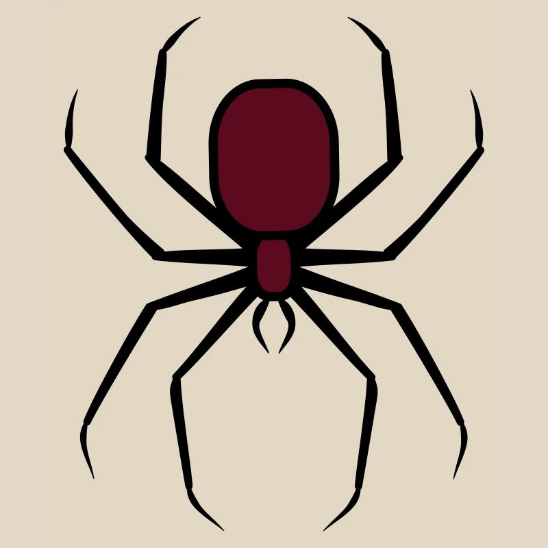 Gruselige Halloween Unheimliche Goth-Spinne 3