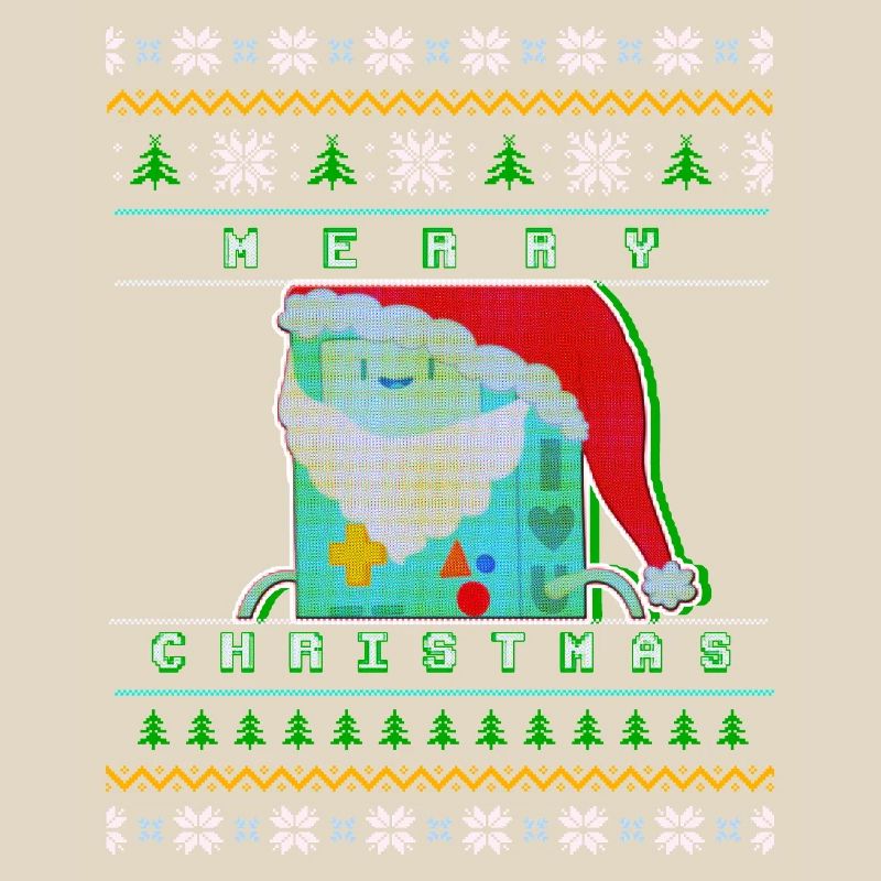 Joyeux Noël Pixel Santa « Pull de Noël moche »