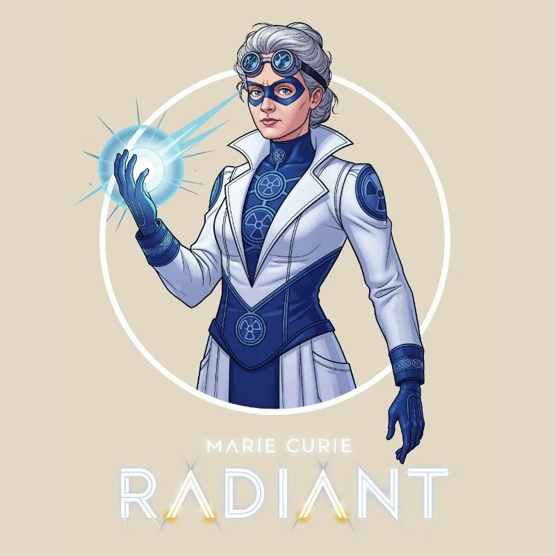 Futuristic Radiant Scientist