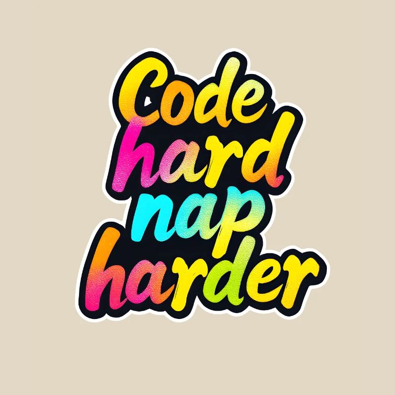 Code Hard Nap Harder Funny Programmer Tee
