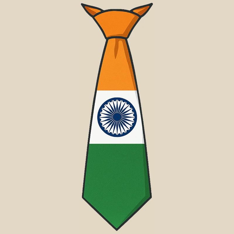 Cravate de l’Inde – Drapeau