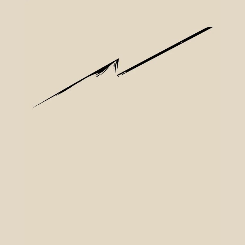 Abstract Flash / Line / Black / Pattern