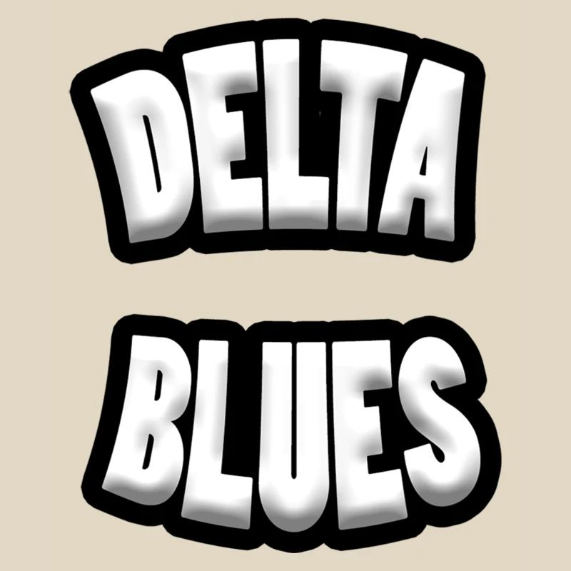 Delta Blues Retro Typography