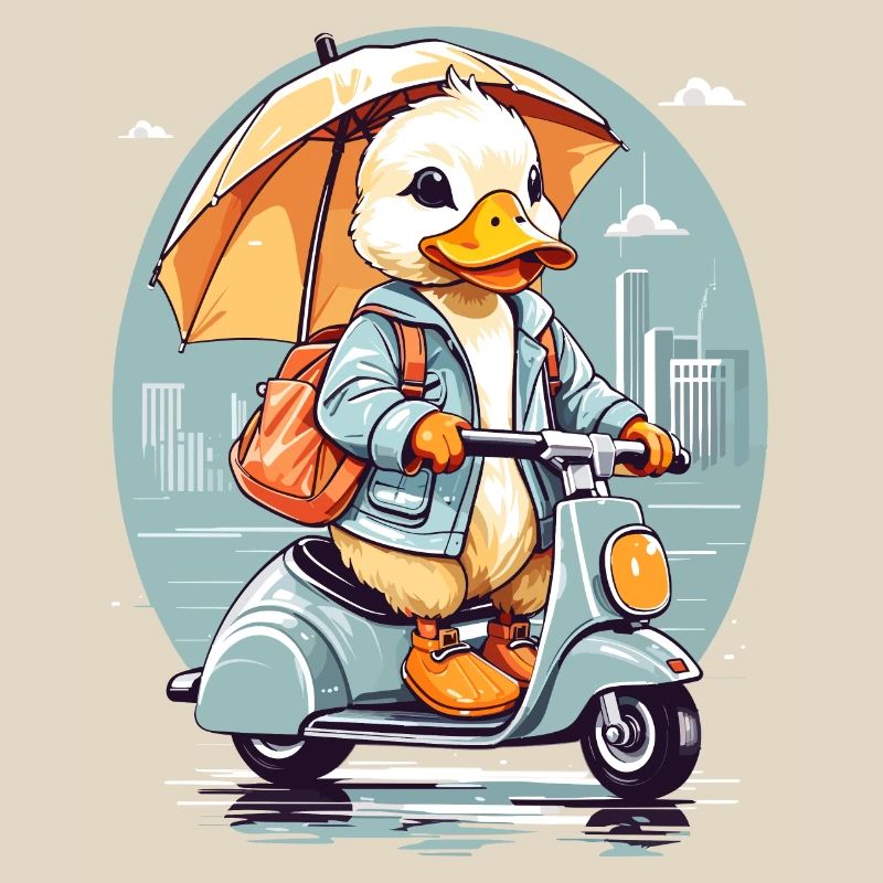 Duck with Roller