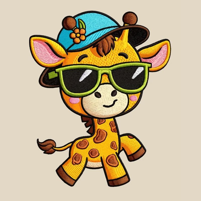 Groovy Giraffe Sunglasses Tee
