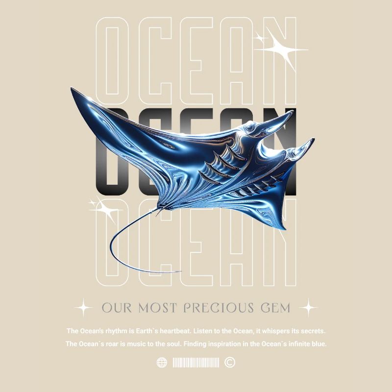 Trésor précieux de la Manta de l’Océan