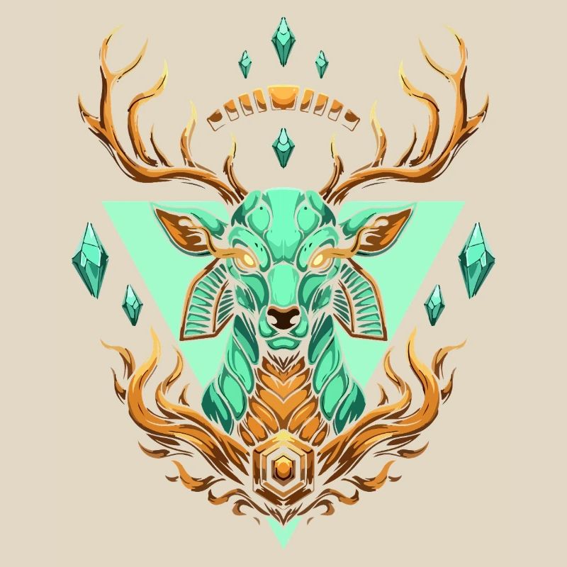 Turquoise Moose Crystal Geometry