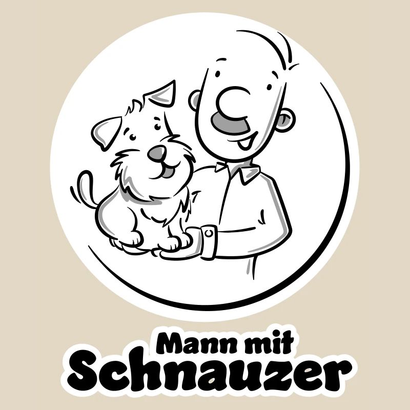 Mann mit Schnauzer (Oberlippenbart)