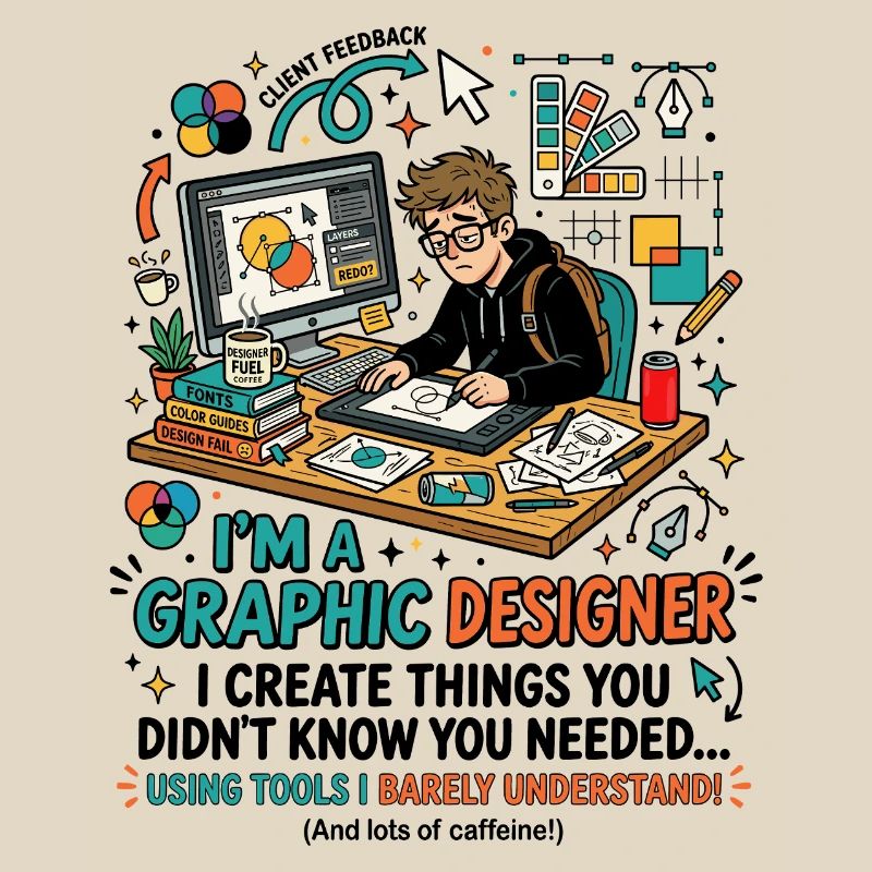 Graphic Designer Tools Humor Saying