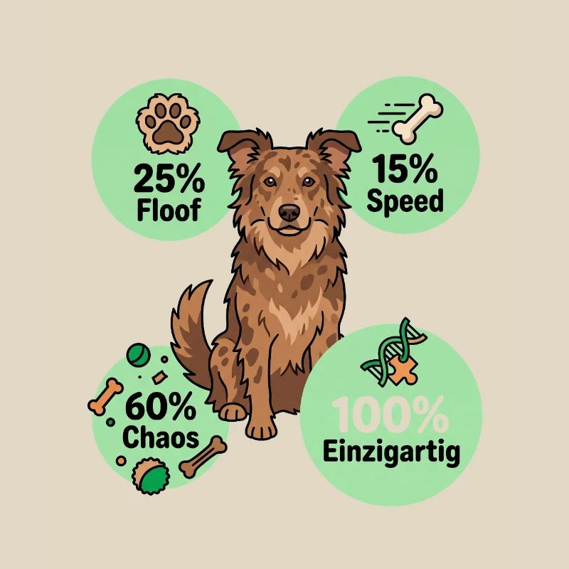Hunde-DNA: 60% Chaos & 100% Einzigartig