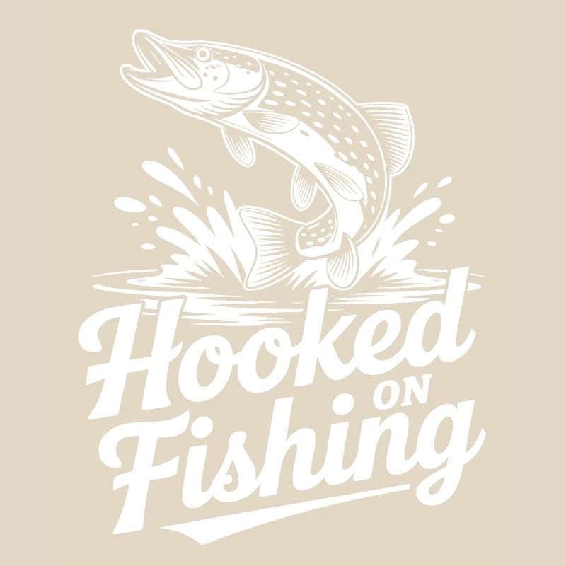Graphique de pêche accroché