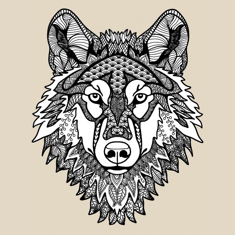 Mandala Wolf