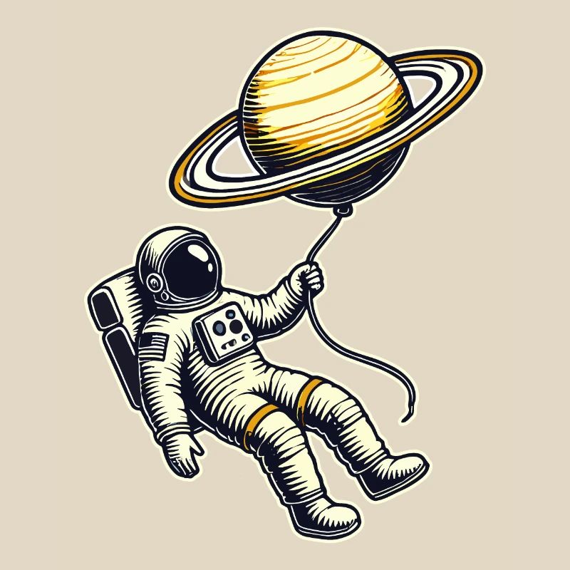Flotter avec Saturne – Conception d’un ballon astronaute