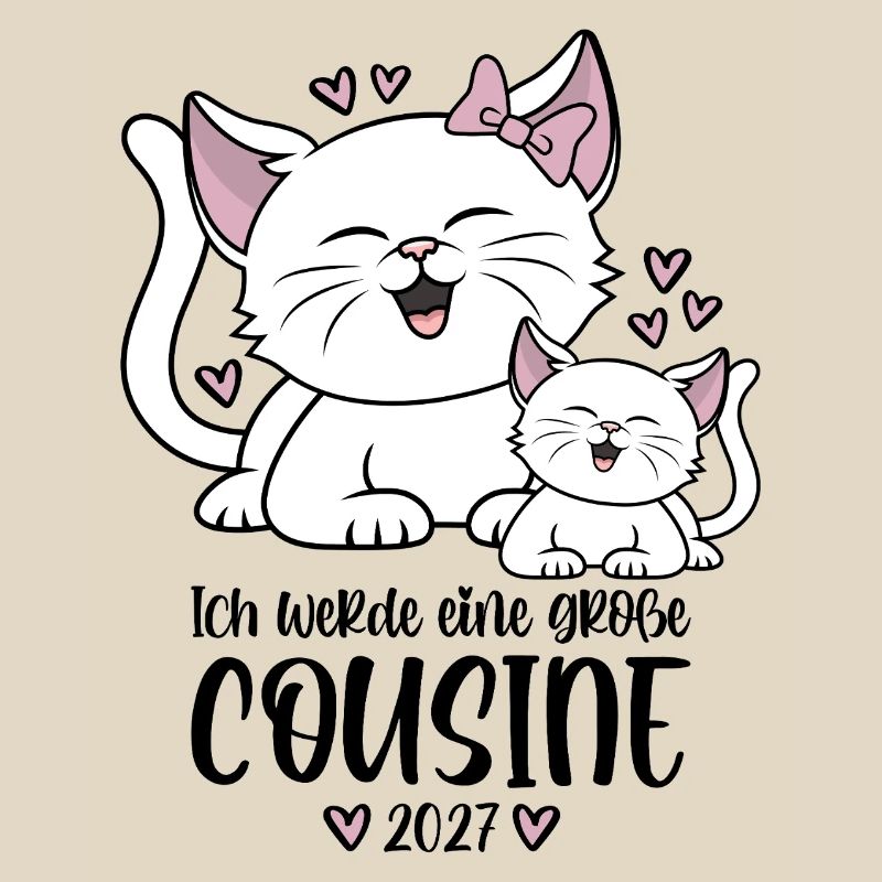 Ich werde eine große Cousine 2027 Katzen