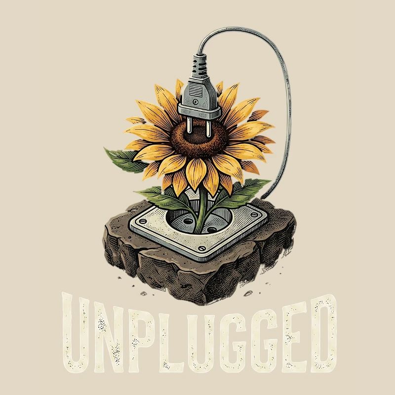 Fleur déconnectée