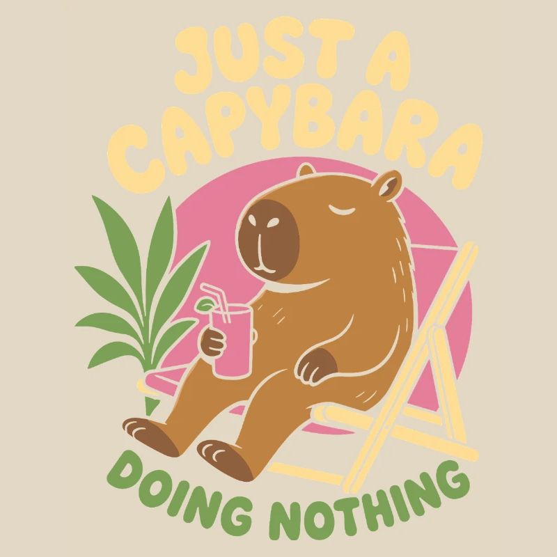 Just A Capybara Doing Nothing