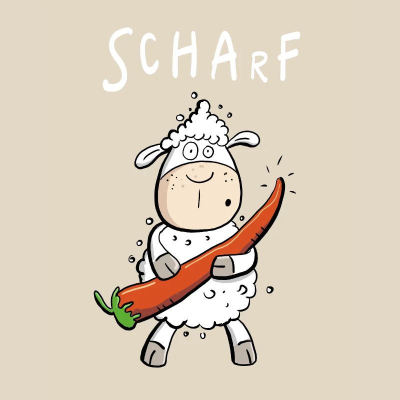 Pepperoni Sheep I Sharp comic pun