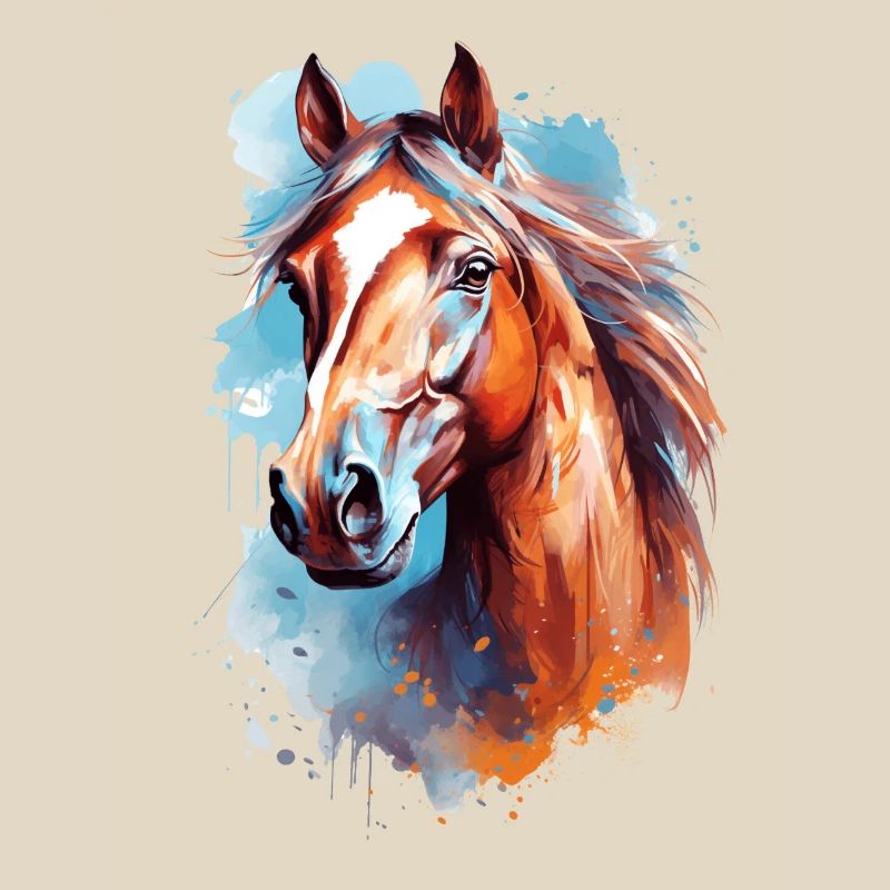 Conception du cheval Aqaurell