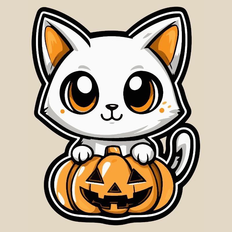 Cat Halloween Cat Comic