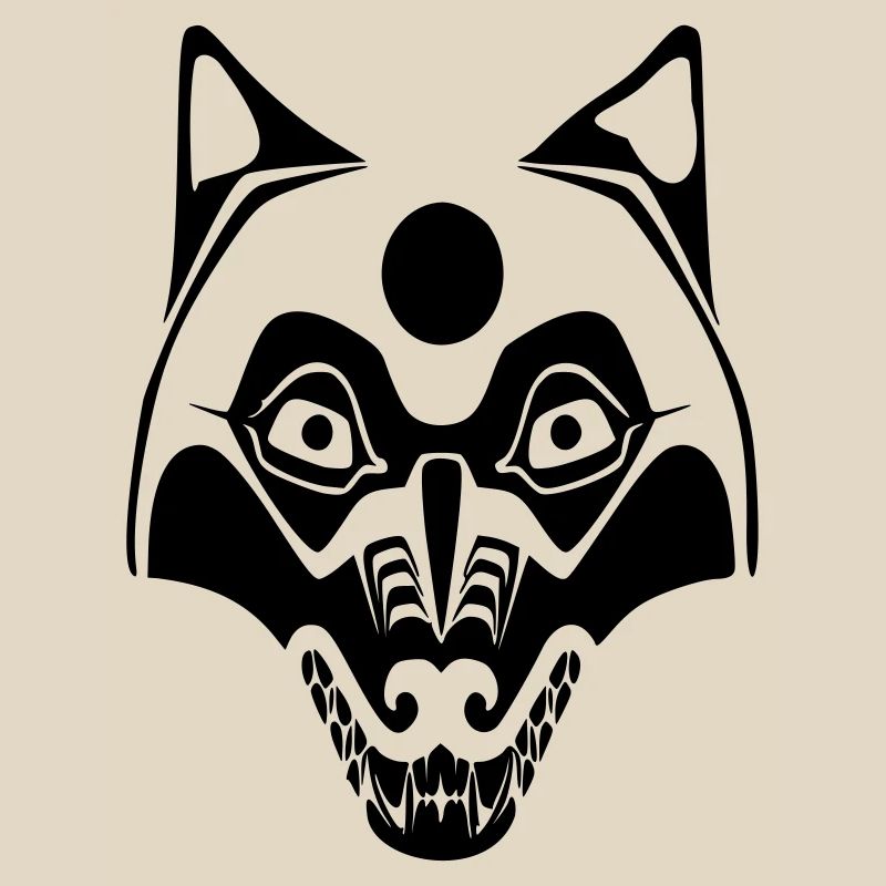 wolf - mask-moon