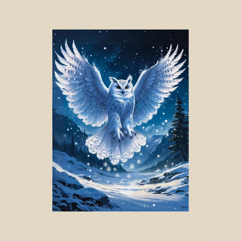 Schnee-Eule