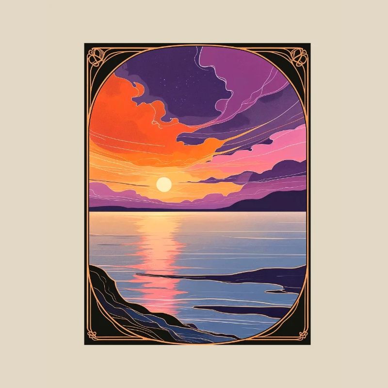 Bewitching Coastal Sunset