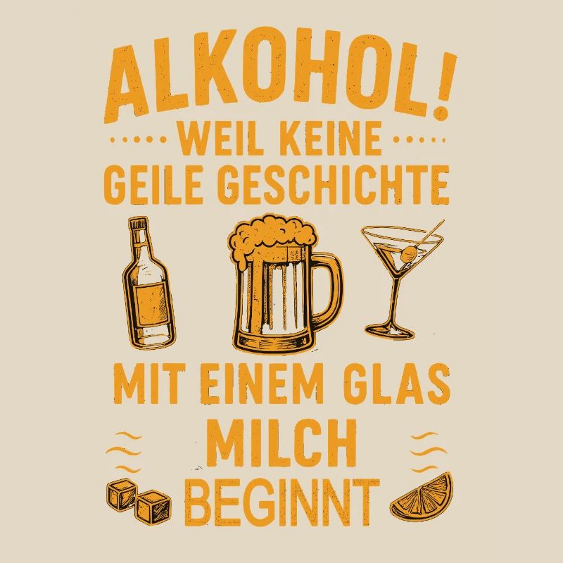 Humorous drinking design with alcohol theme
