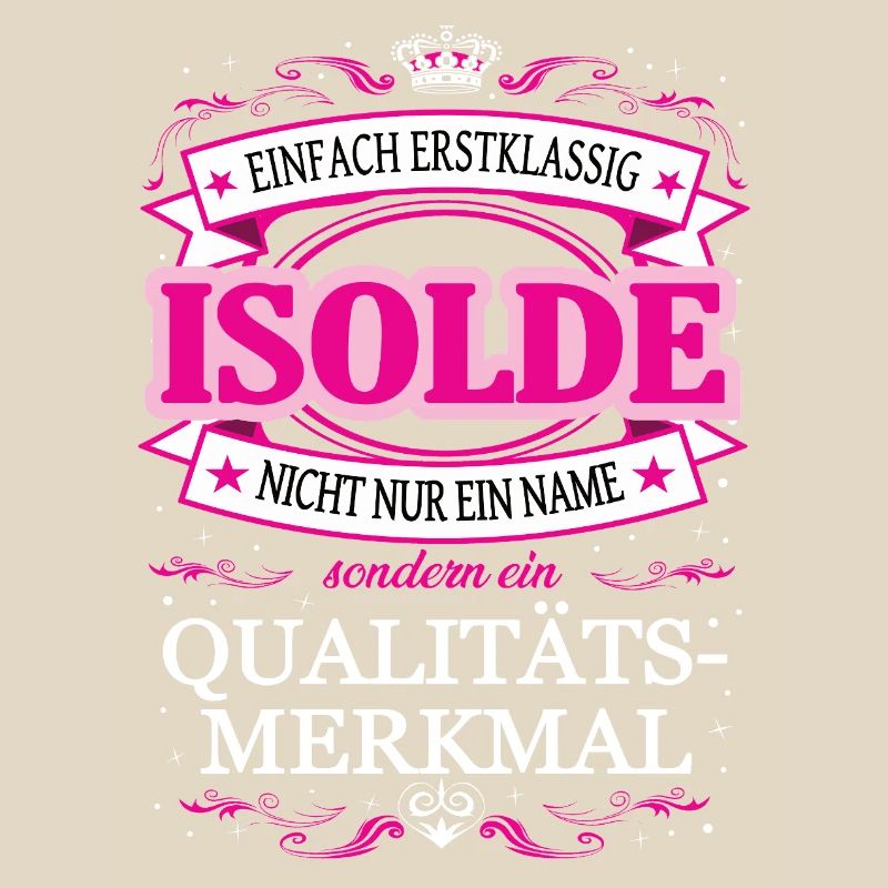 Caractéristique de qualité Isolde tout simplement de première classe