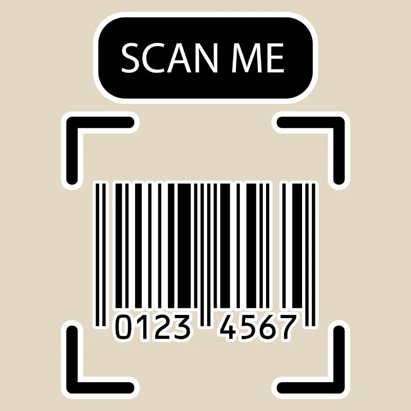SCAN ME code-barres Funny Design