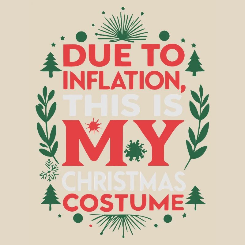 Inflation-Weihnachtskostüm