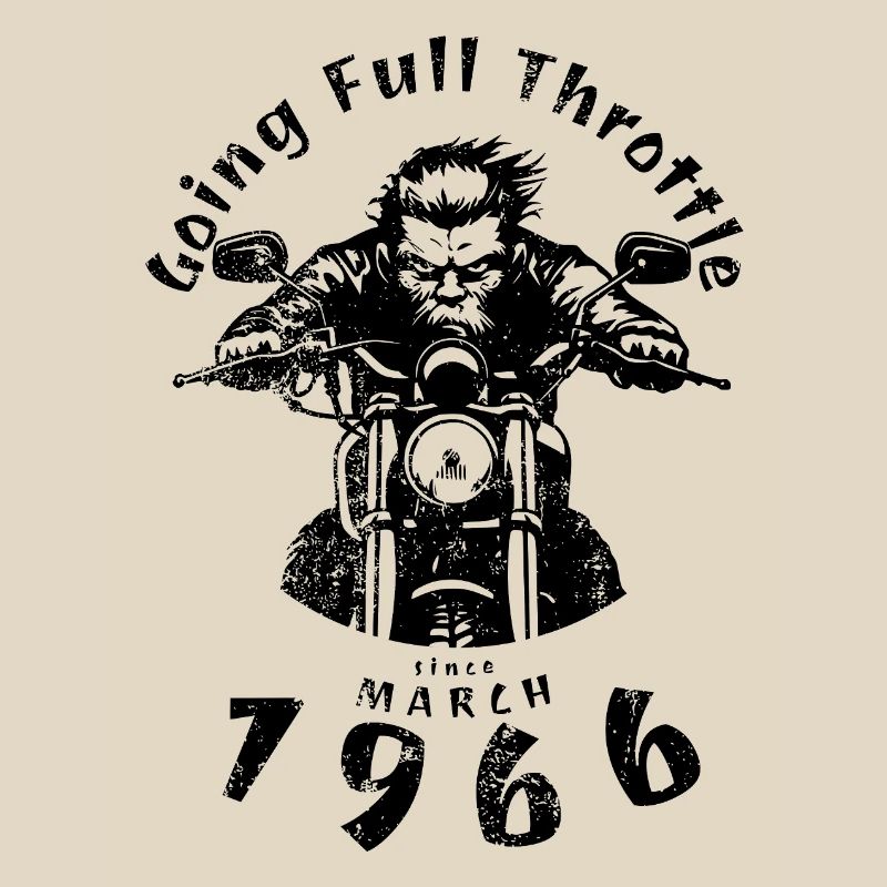 60. Geburtstag Going Full Throttle Since 03/1966