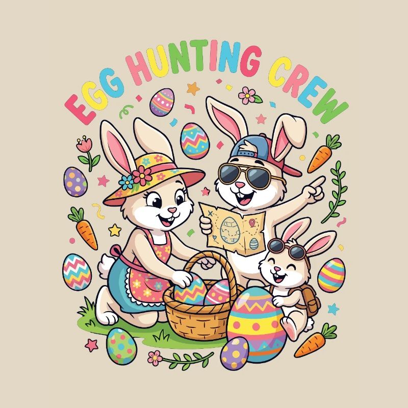 Hoster Bunny Family - Egg Collector