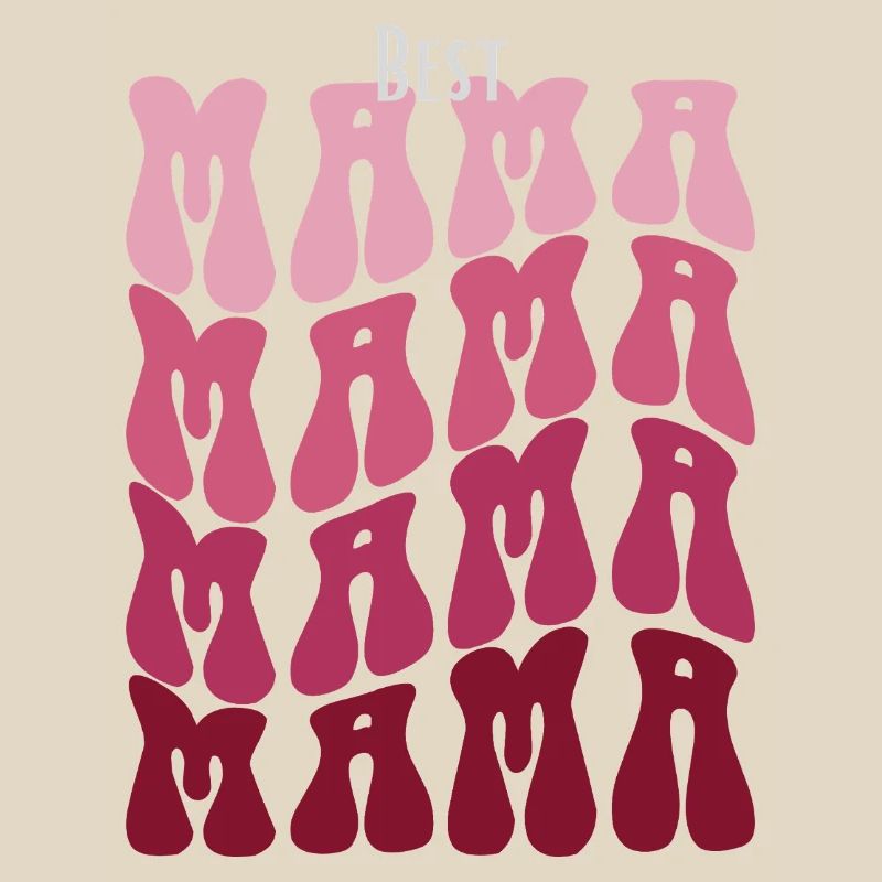 Best Mama Pattern Mosaic