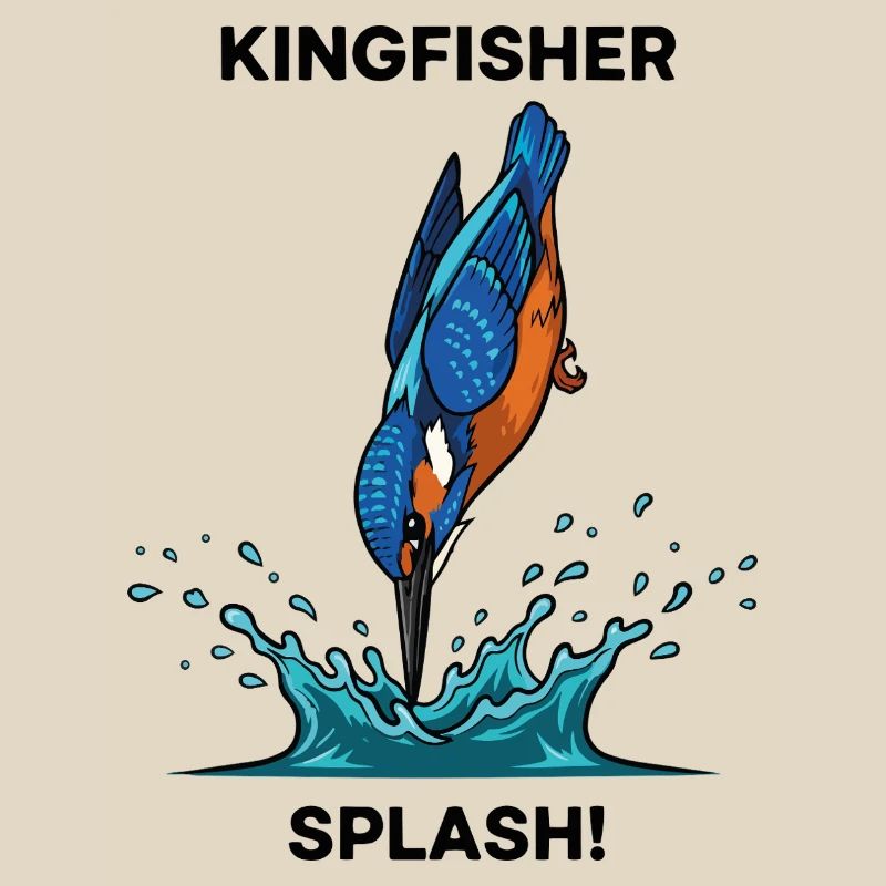 Kingfisher Splash Kingfisher River