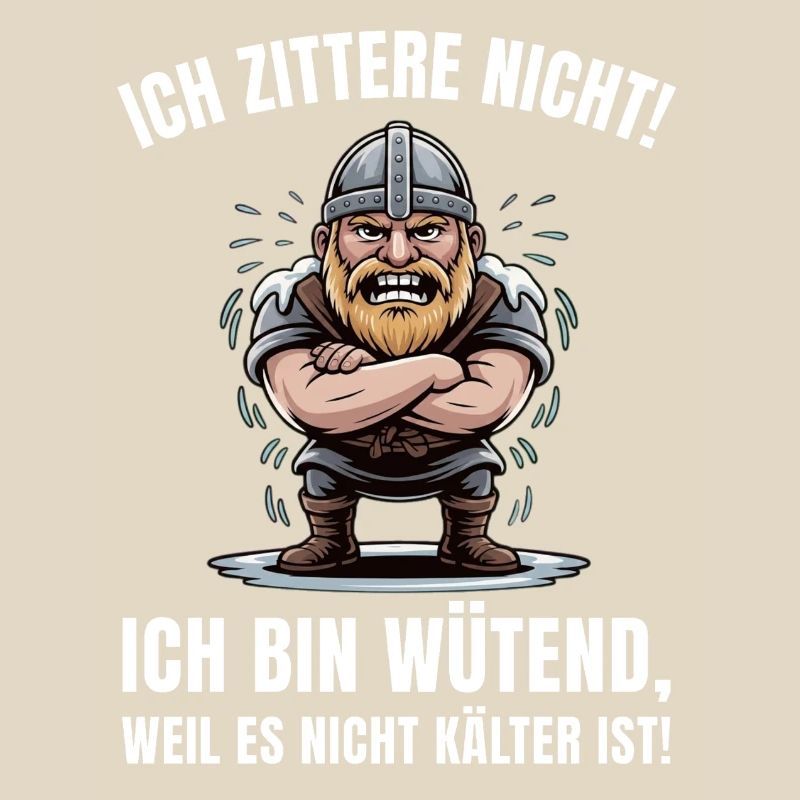 Wikinger brüllt: Kälte ignorieren