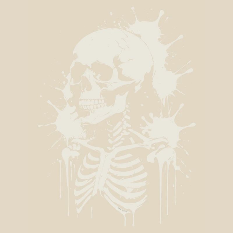 Teschio Scheletro Teschio & Pittura