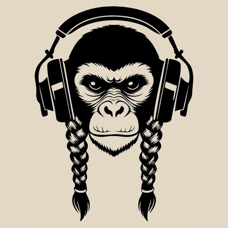 Beat Maker Monkey Head Studio Session Edition Shirt