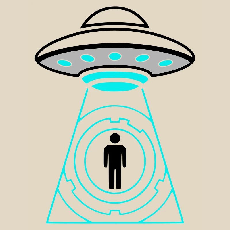 UFO Abduction Beam Me Up Vector
