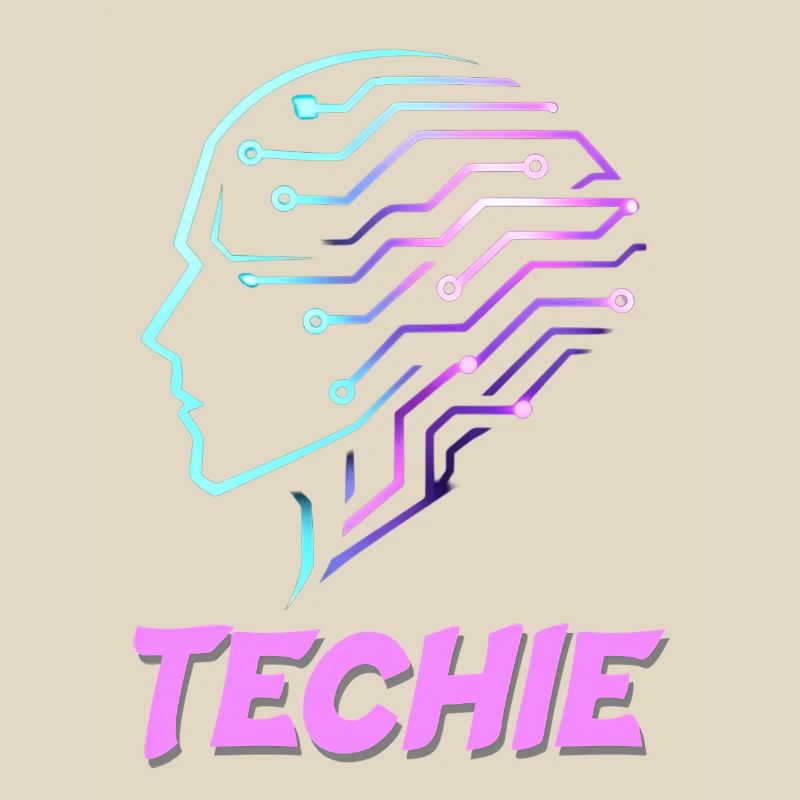 Neon Head Circuit Techie