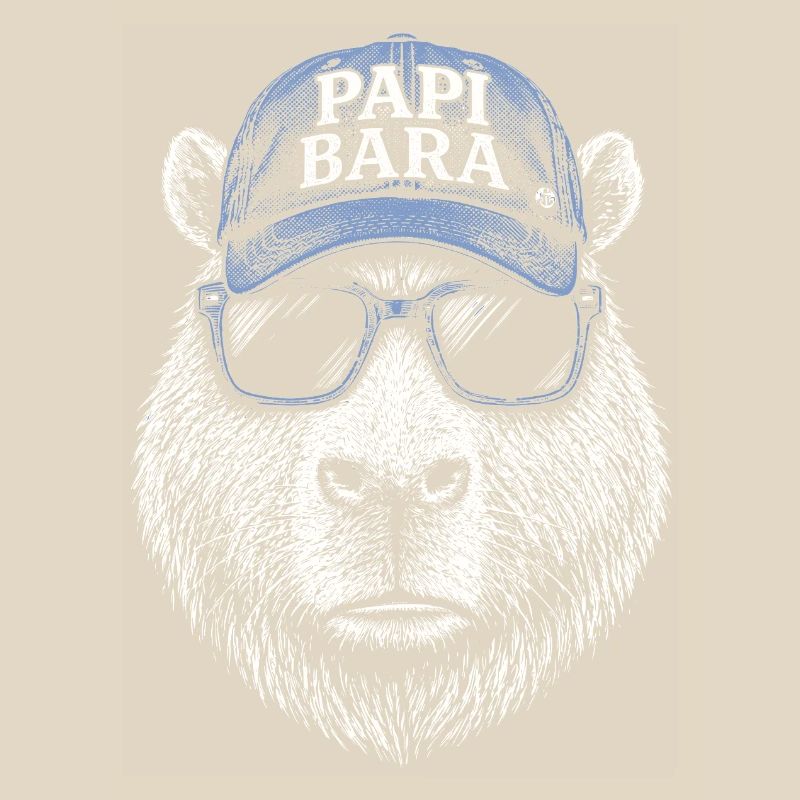 Papi Bara Bear avec des lunettes de soleil