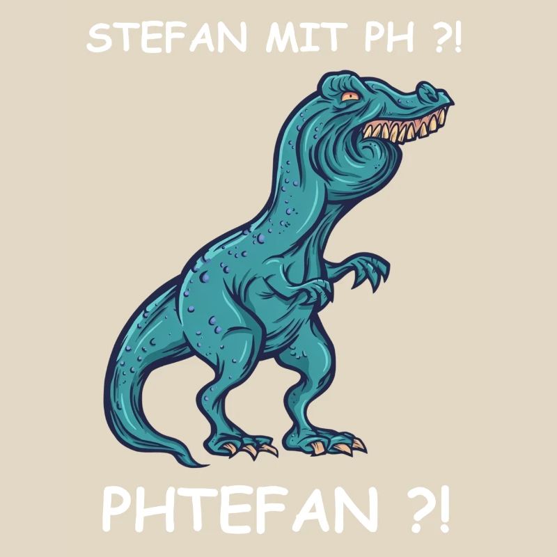 Blauer Dino mit Kick | Stefan